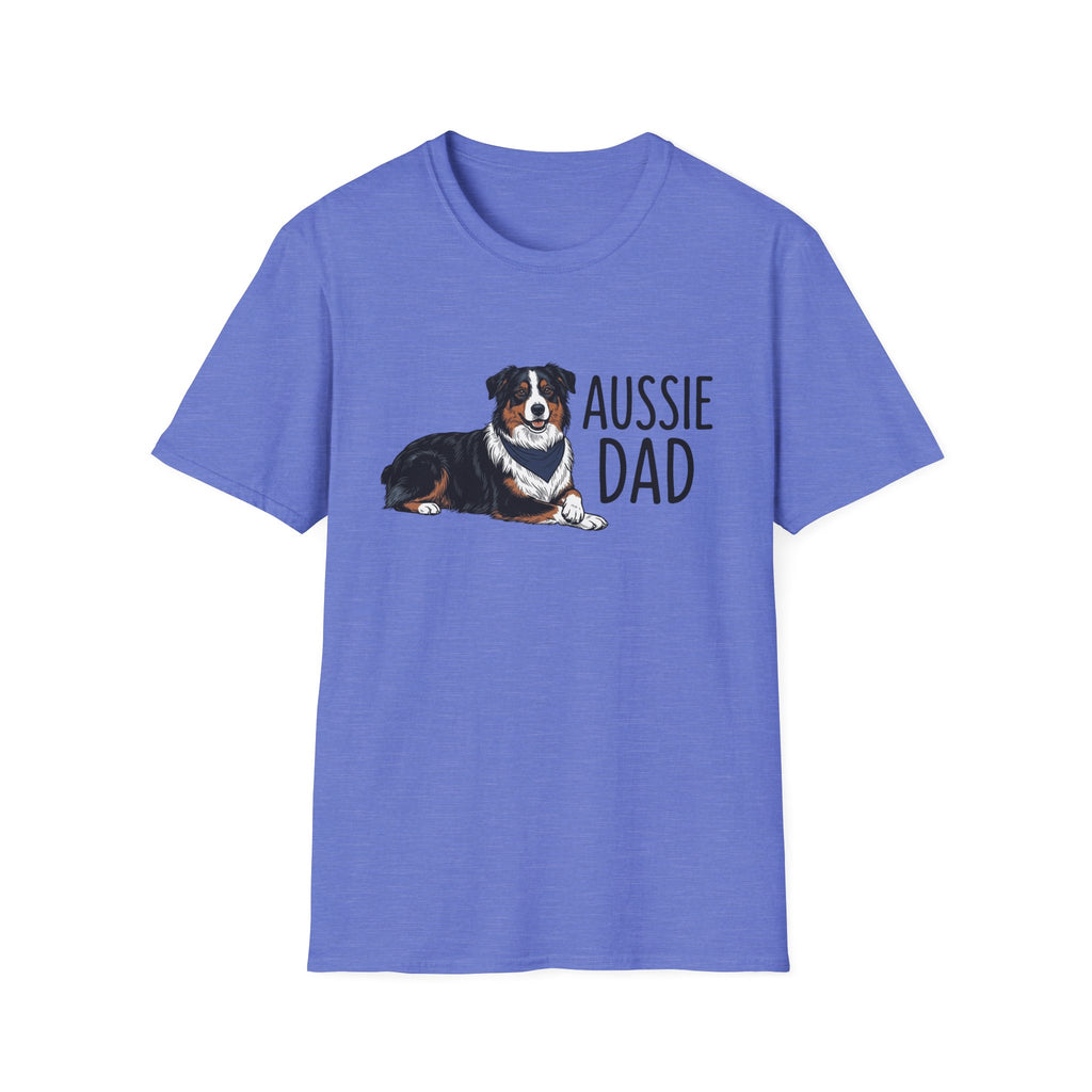 Aussie Dad T-Shirt – Australian Shepherd Dog Tee