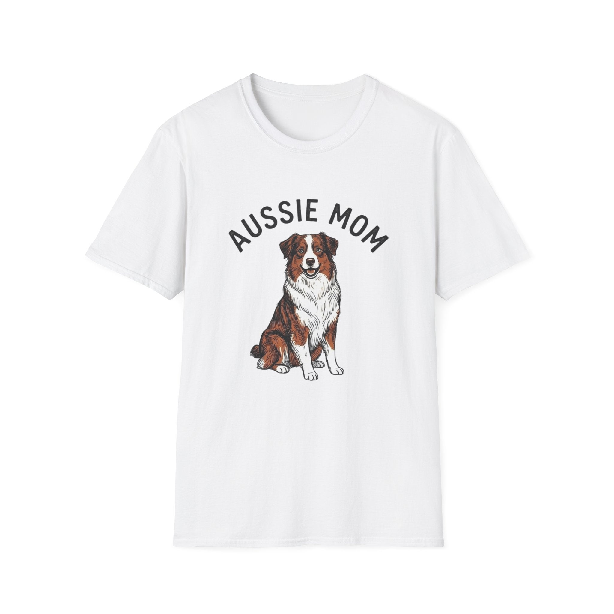 Aussie Mom T-Shirt – Australian Shepherd Dog Mom Tee