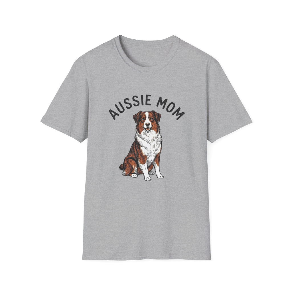 Aussie Mom T-Shirt – Australian Shepherd Dog Mom Tee