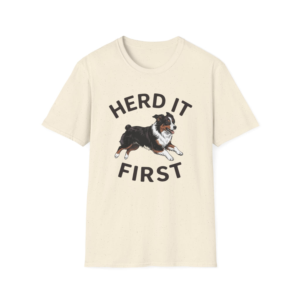 Herd It First T‑Shirt — Aussie Tee