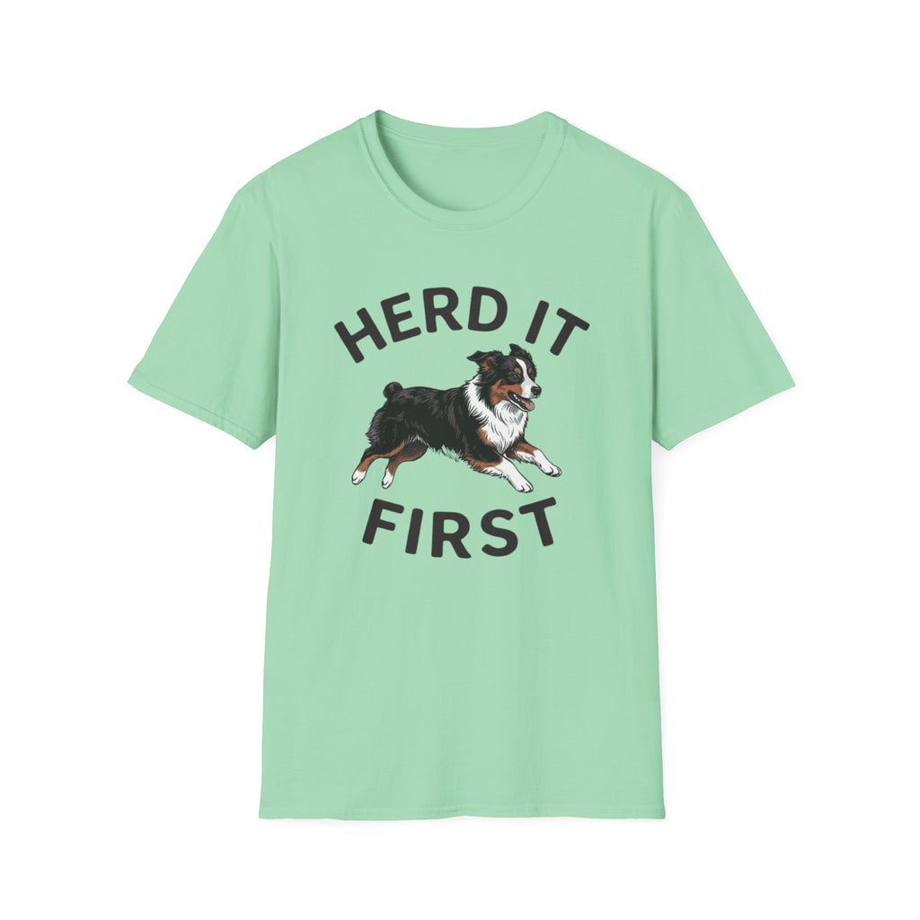 Herd It First T‑Shirt — Aussie Tee