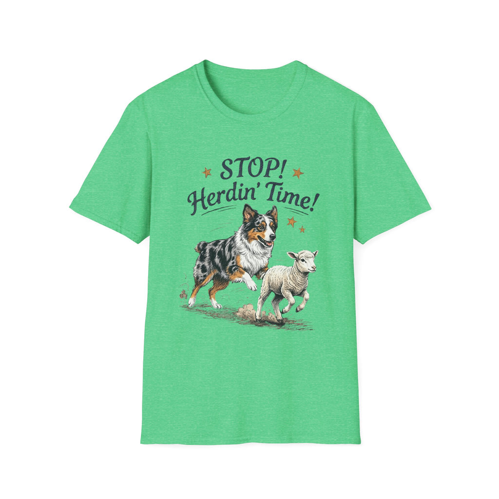 Stop! Herdin' Time! Aussie & Lamb T‑Shirt