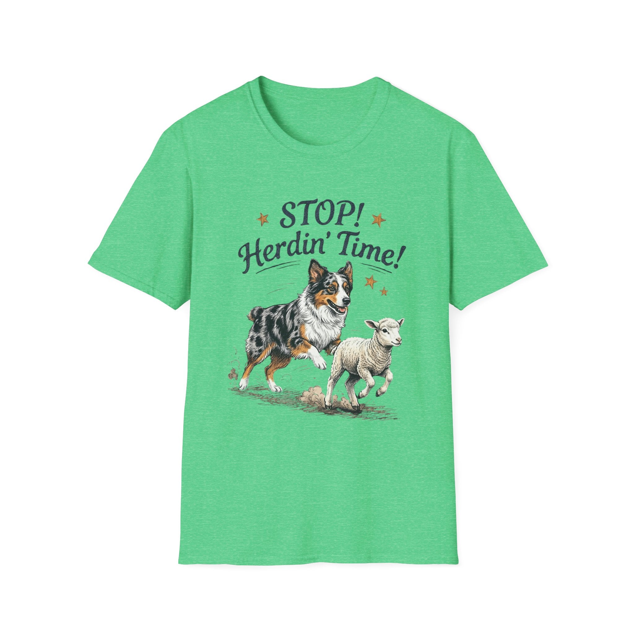 Stop! Herdin' Time! Aussie & Lamb T‑Shirt