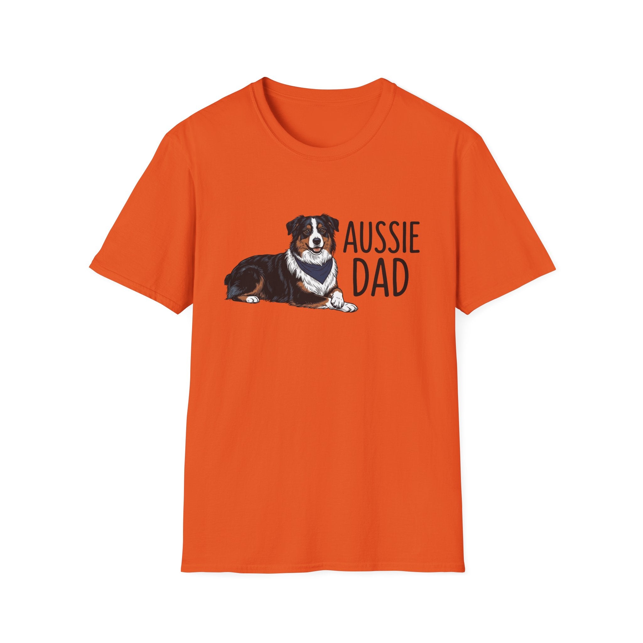 Aussie Dad T-Shirt – Australian Shepherd Dog Tee