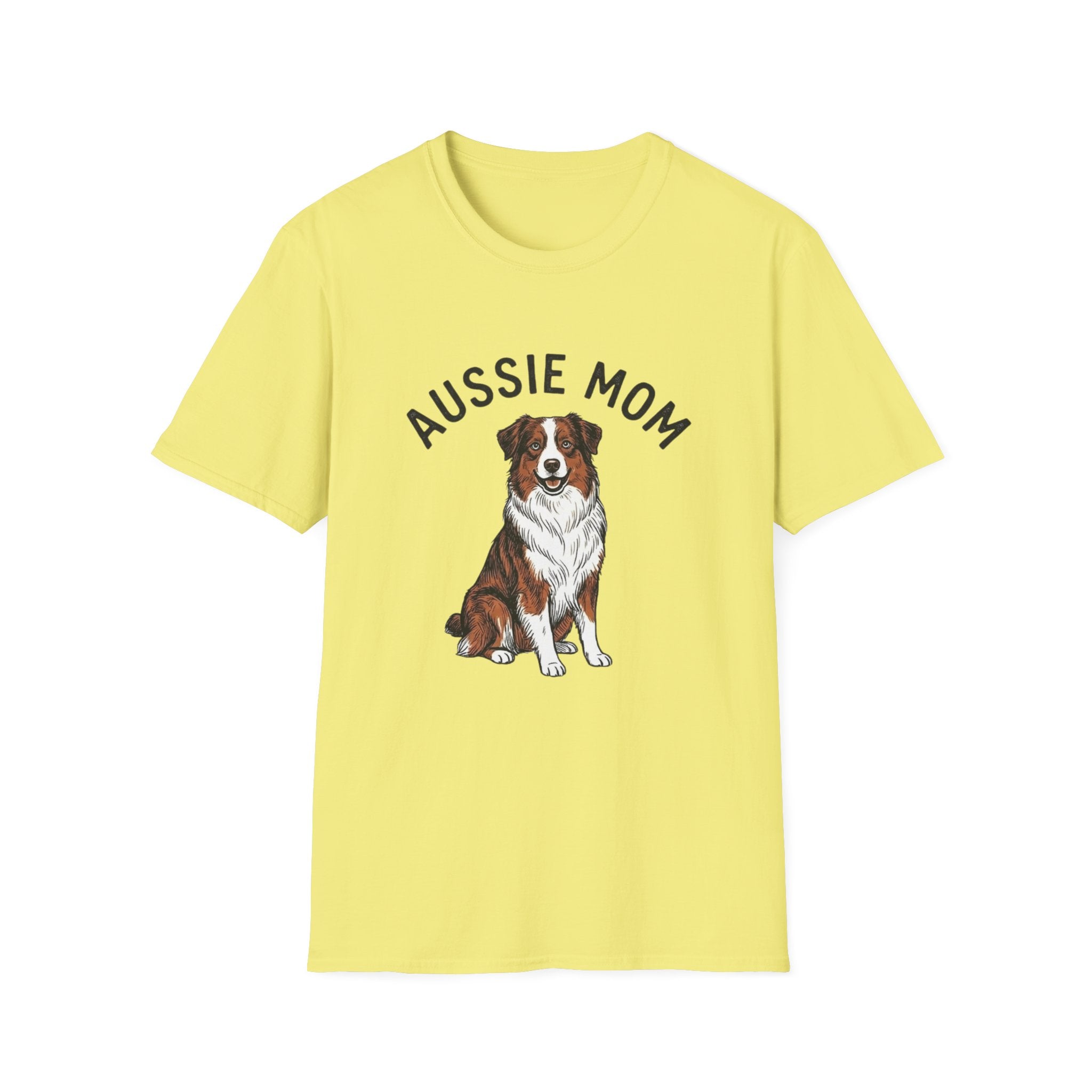 Aussie Mom T-Shirt – Australian Shepherd Dog Mom Tee