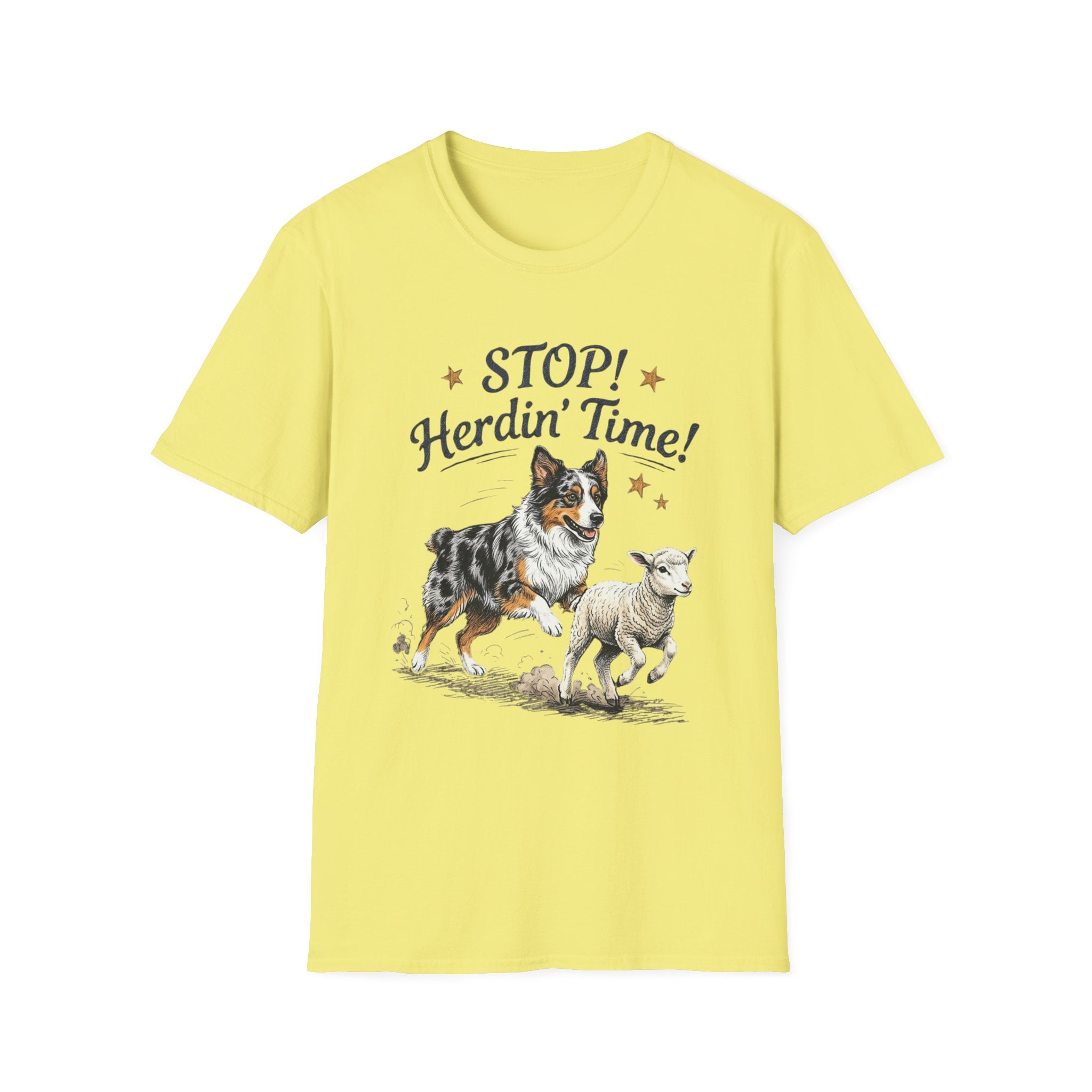 Stop! Herdin' Time! Aussie & Lamb T‑Shirt
