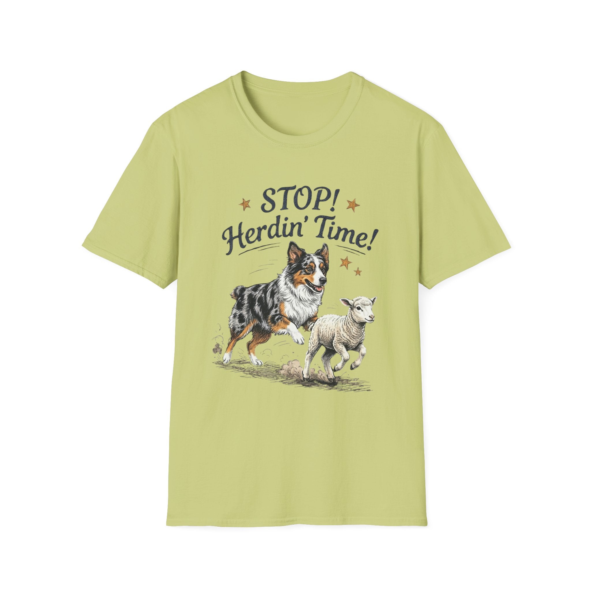 Stop! Herdin' Time! Aussie & Lamb T‑Shirt