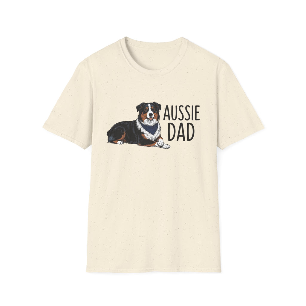 Aussie Dad T-Shirt – Australian Shepherd Dog Tee