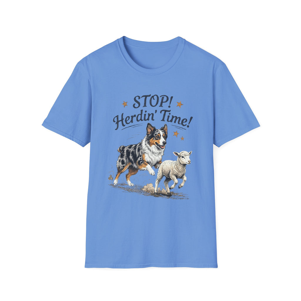 Stop! Herdin' Time! Aussie & Lamb T‑Shirt