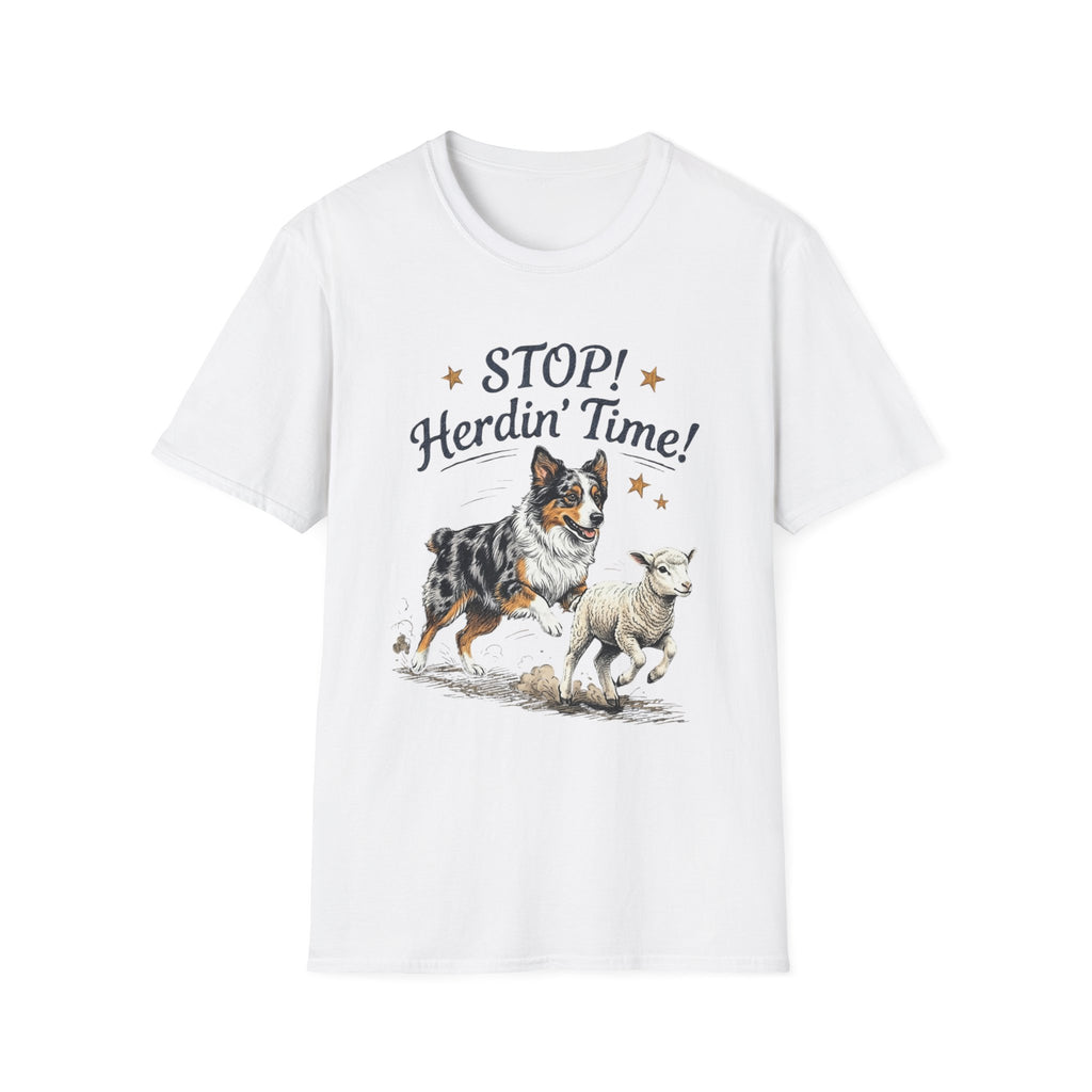 Stop! Herdin' Time! Aussie & Lamb T‑Shirt