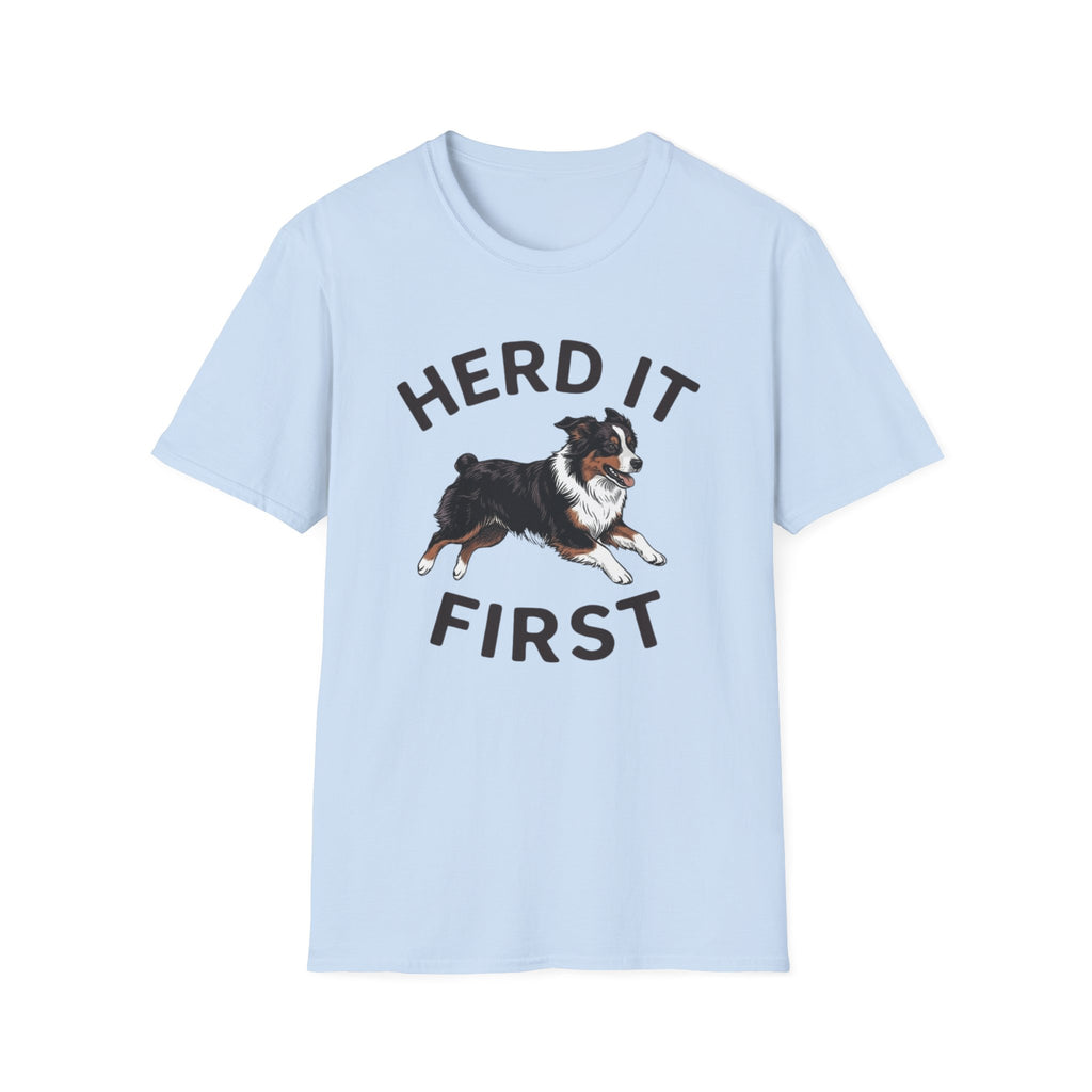 Herd It First T‑Shirt — Aussie Tee