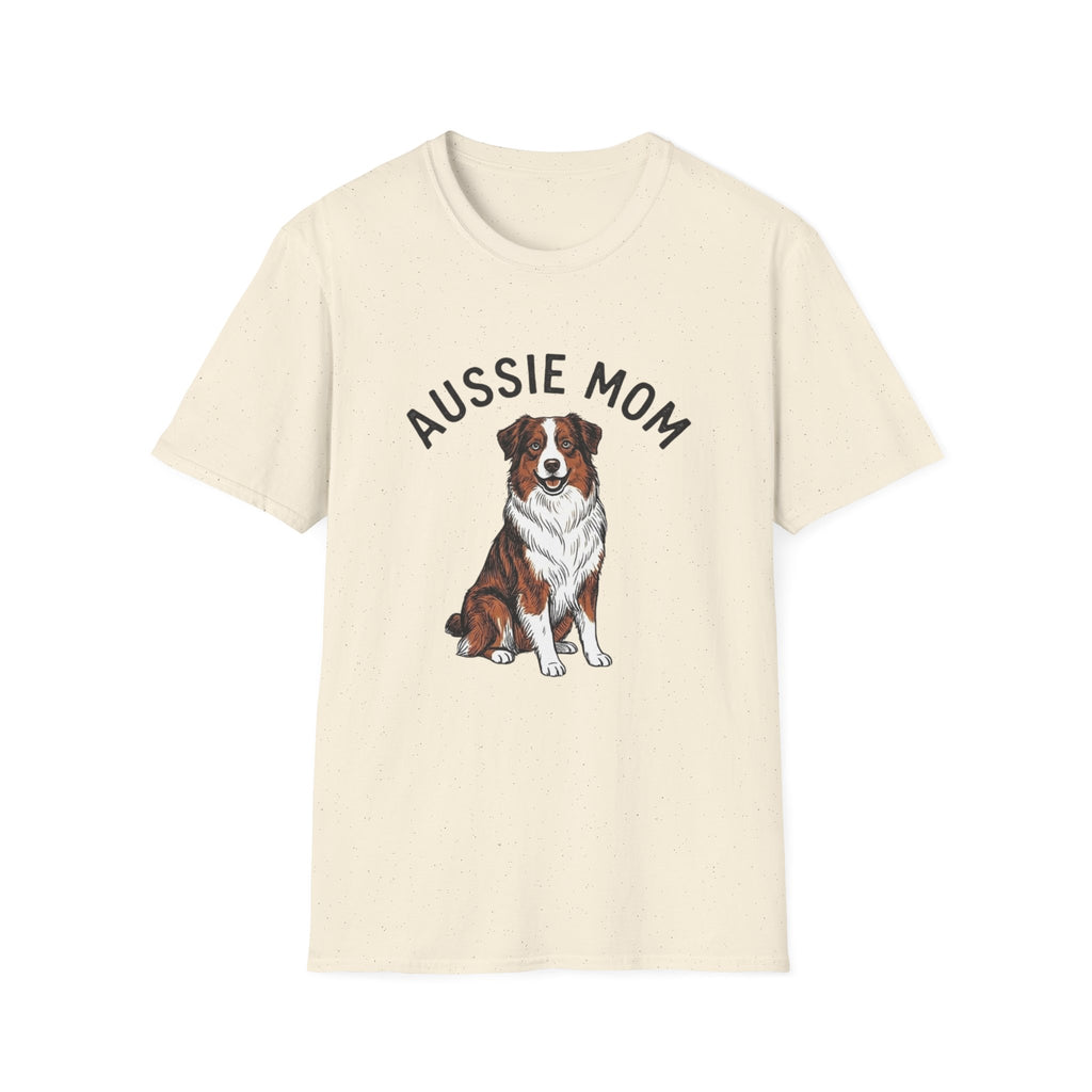 Aussie Mom T-Shirt – Australian Shepherd Dog Mom Tee