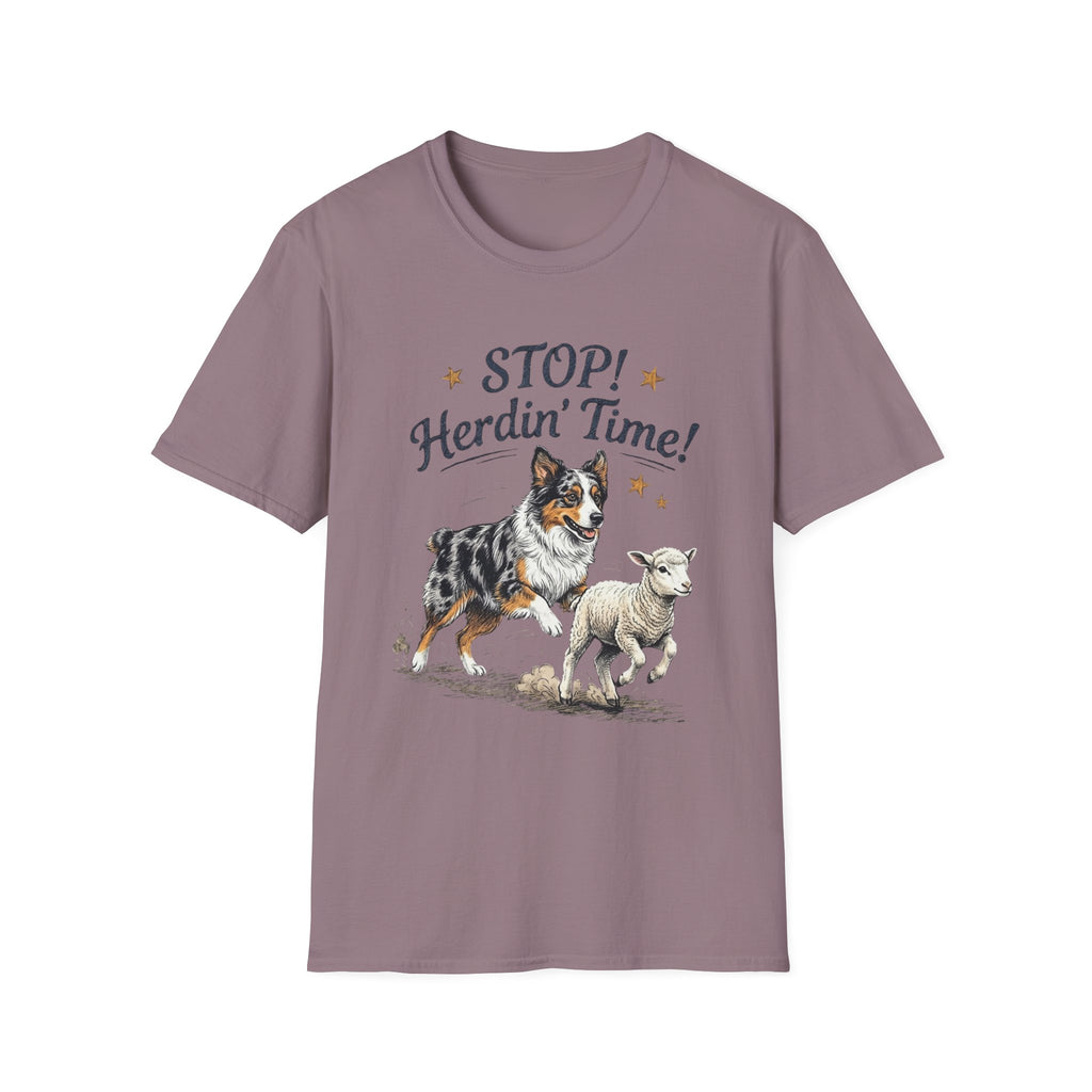 Stop! Herdin' Time! Aussie & Lamb T‑Shirt