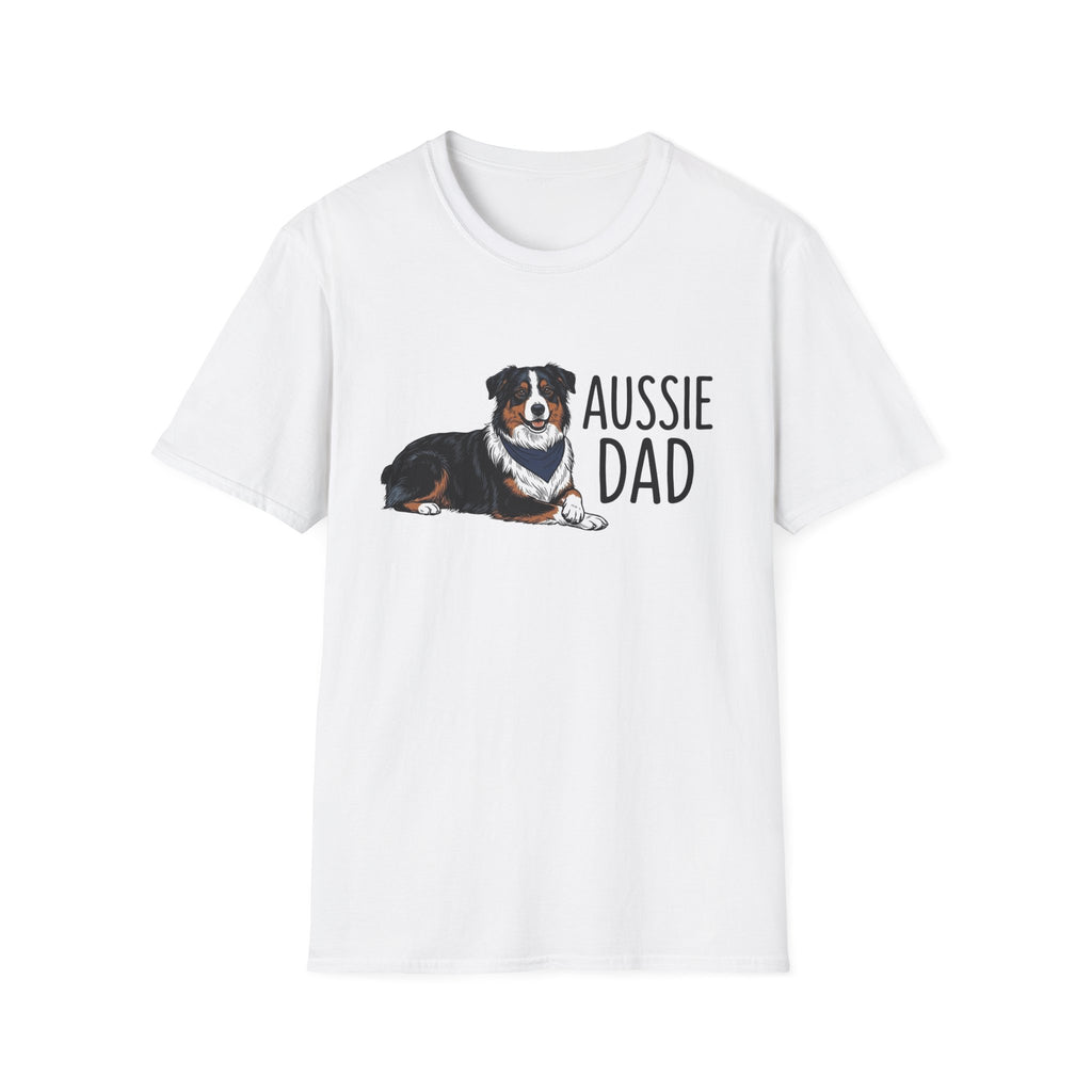 Aussie Dad T-Shirt – Australian Shepherd Dog Tee