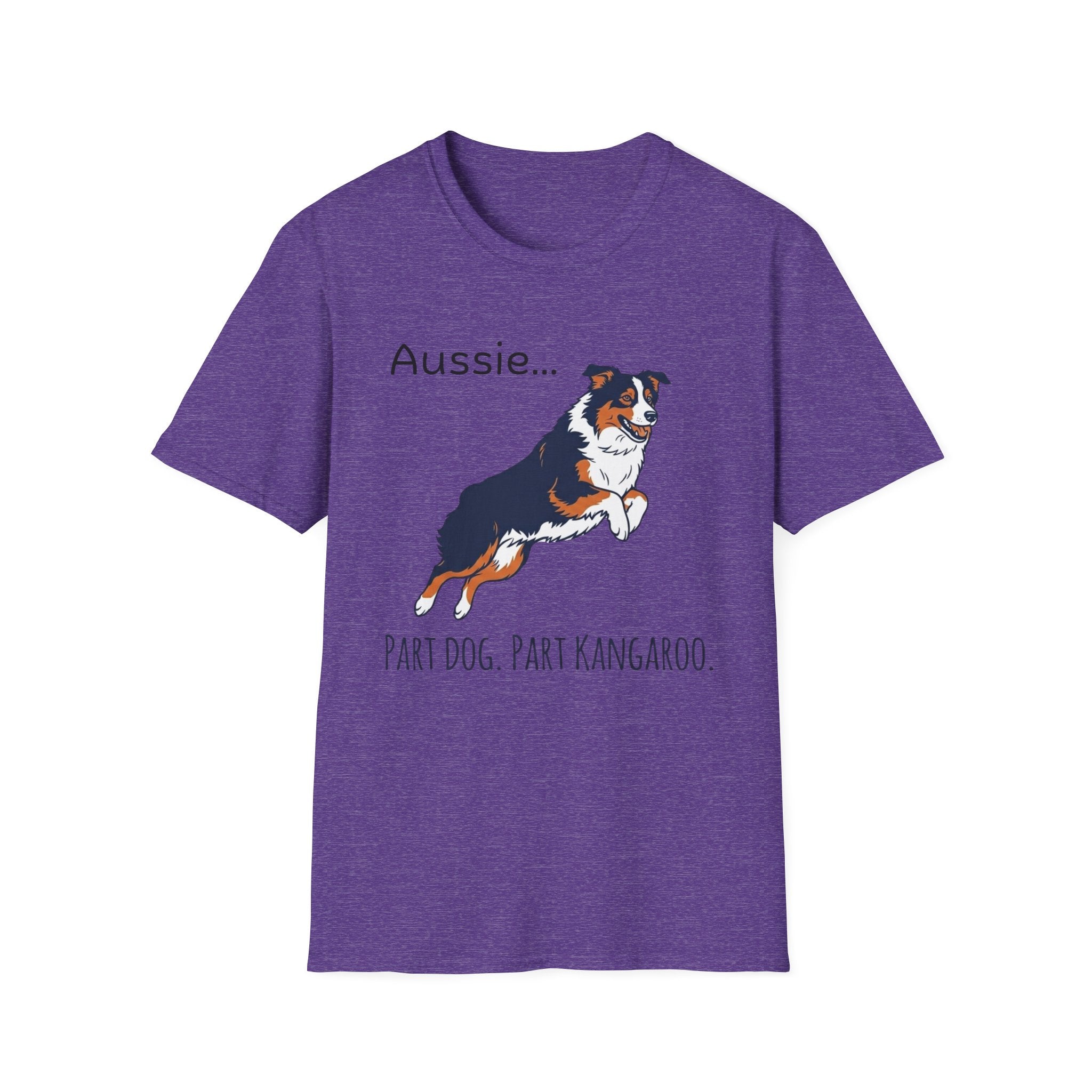 Aussie Dog T‑Shirt — "Aussie... Part Dog. Part Kangaroo." Graphic Tee for Dog Lovers