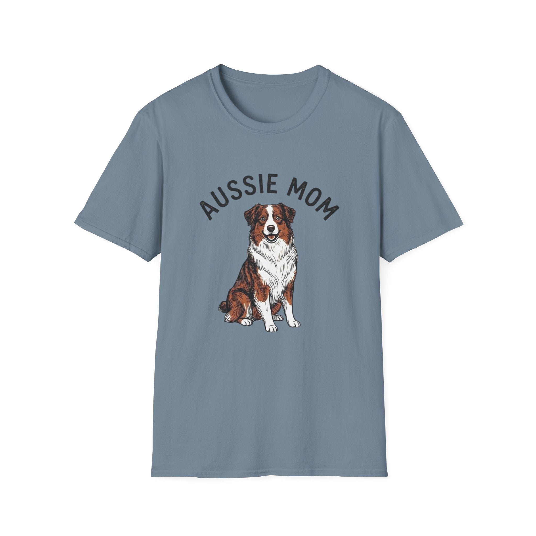 Aussie Mom T-Shirt – Australian Shepherd Dog Mom Tee