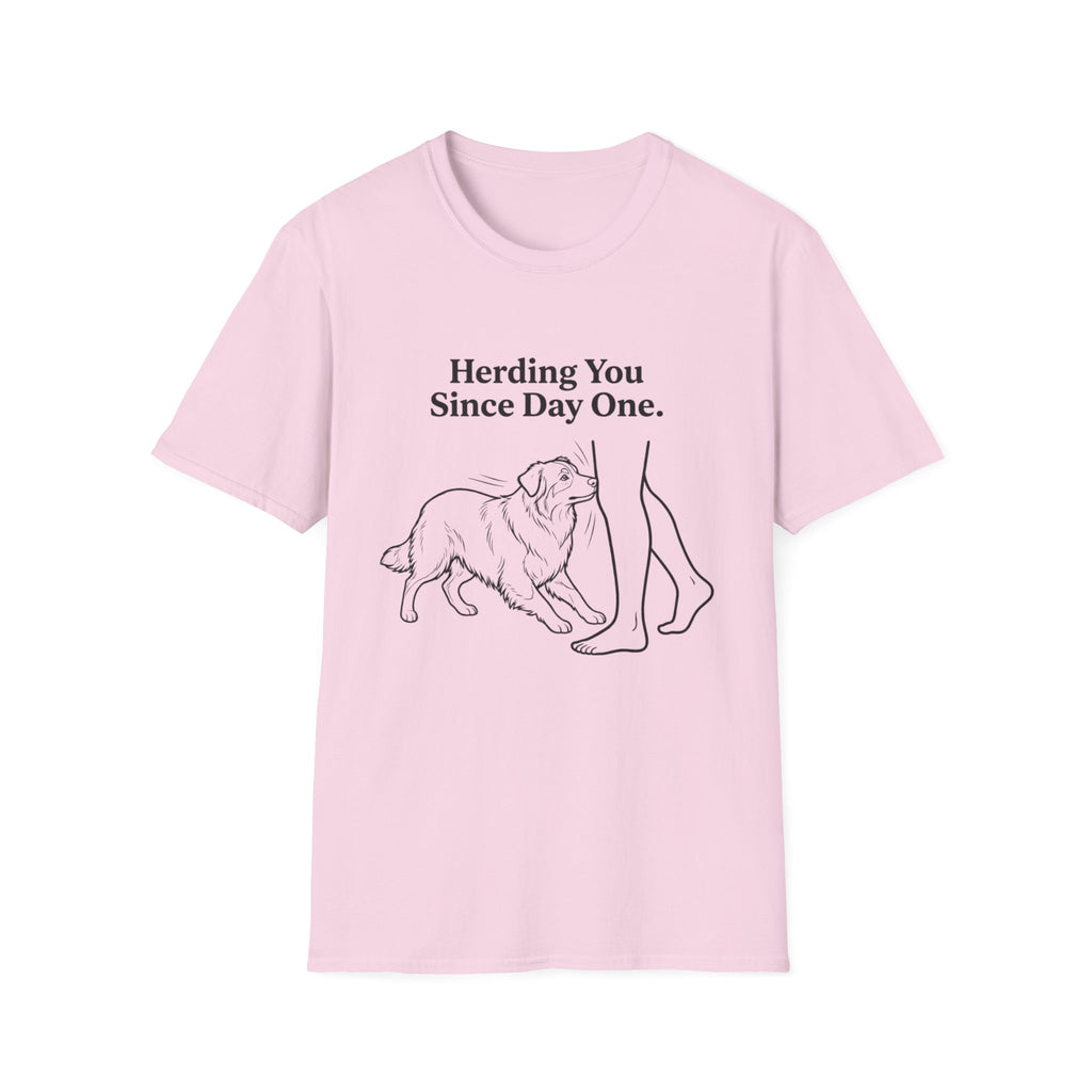 Herding You Since Day One T-Shirt — Funny Aussie Tee
